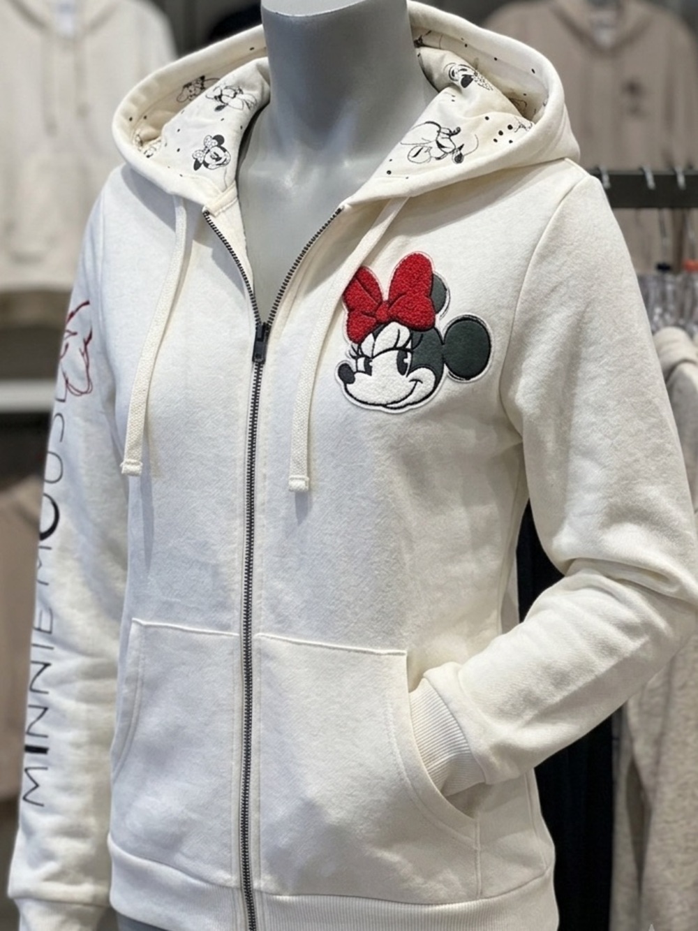 ♥️🤍♥️ Disney Minnie Zip-Up Hoodie ♥️🤍♥️